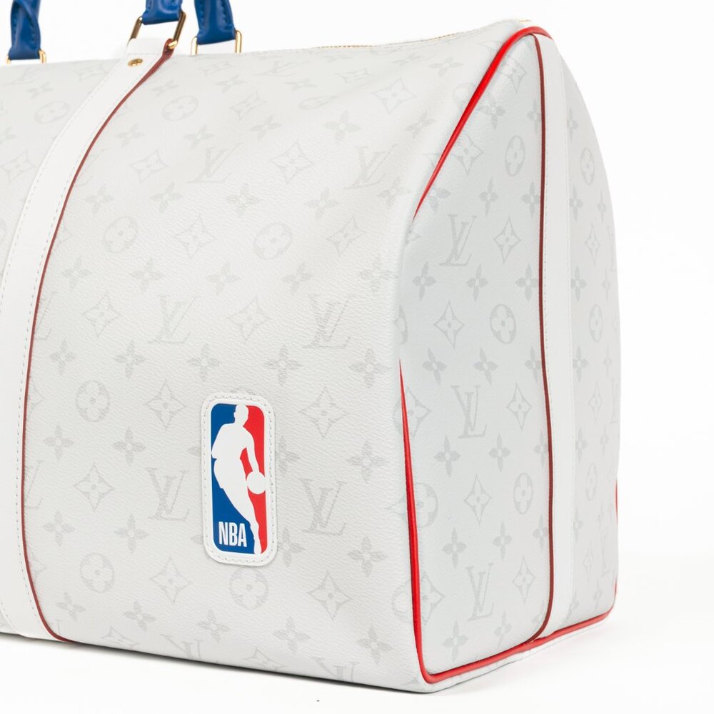Louis Vuitton x NBA Keepall 55 Bandouliere Basketball Antarctica Monogram Duffle - Picture 7 of 16